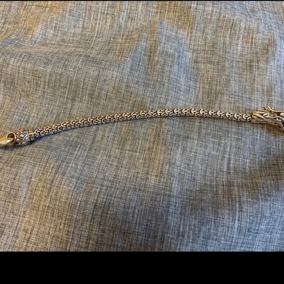 John Hardy 'Naga' 18K Gold Sterling Silver Dragon 7.5" Bracelet R $2200 - Picture 3 of 10